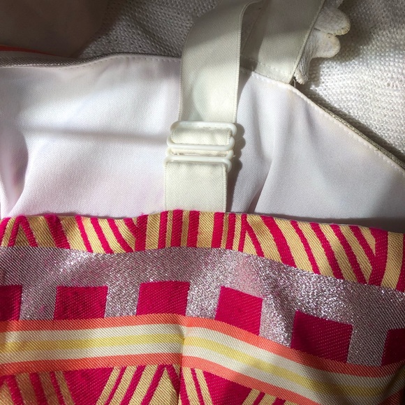 Laundry by Shelli Segal | Striped Jacquard Sheath Dress | SZ4 - Picture 5 of 10